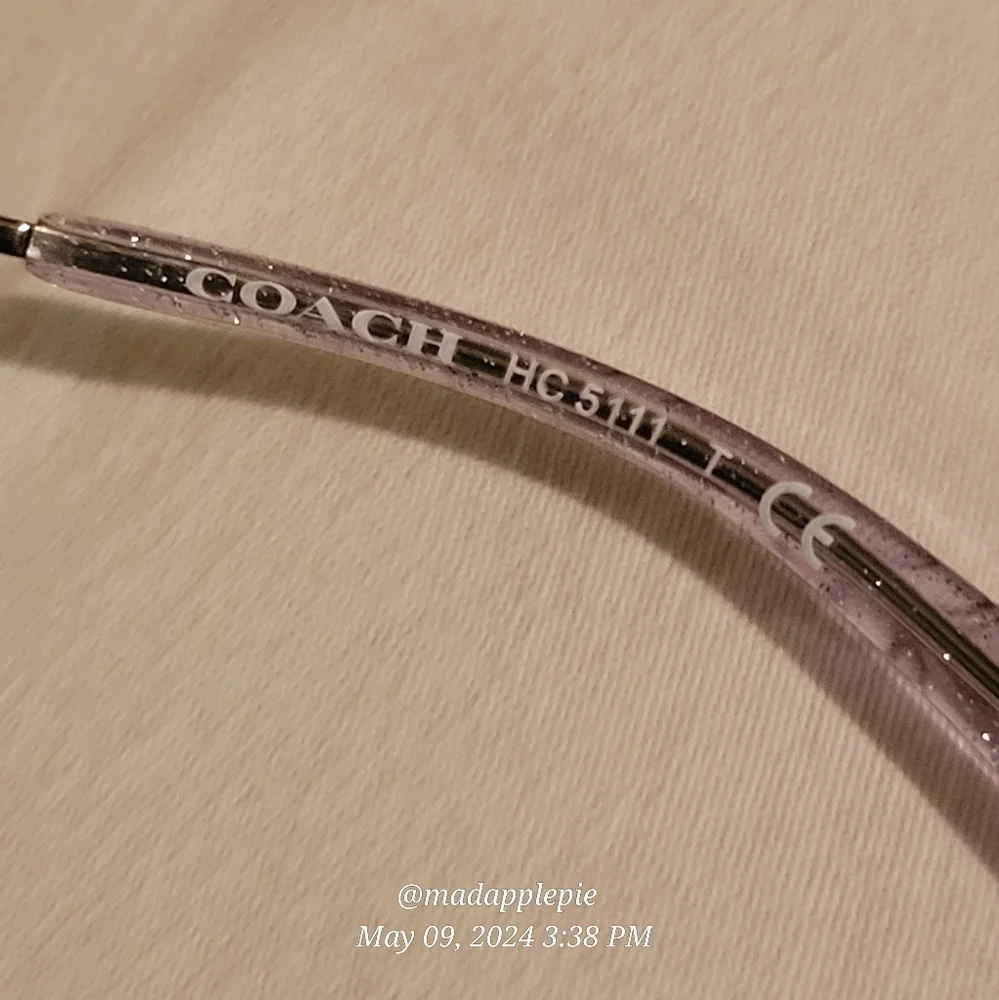 Coach HC5111 Perscription Eyeglass Frames Only Metal Cat Eye Designer #87